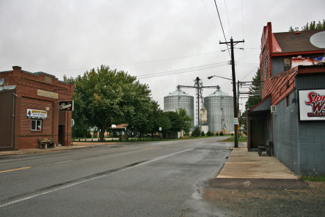 Street scene, Cobden Minnesota, 2013