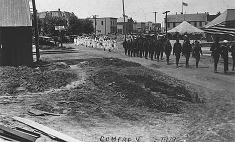 Parade, Comfrey Minnesota, 1919