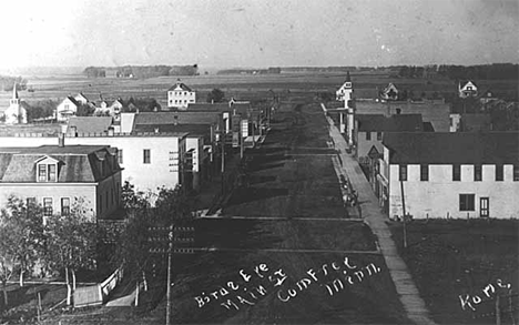 Birds eye view, Comfrey Minnesota, 1905