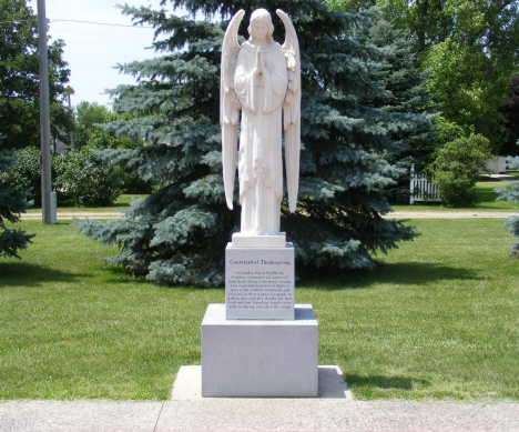 Angel and Marker, Comfrey Minnesota, 2014