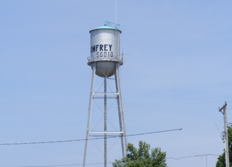 Water tower, Comfrey Minnesota, 2014