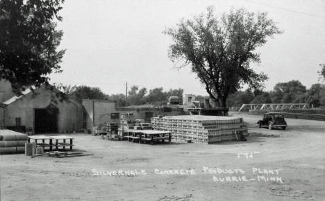 Silvernale Concrete Products Plant, Currie Minnesota, 1950's