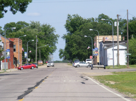 Street scene, Currie Minnesota, 2014