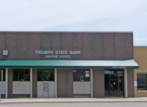 Triumph State Bank, Darfur Minnesota, 2014