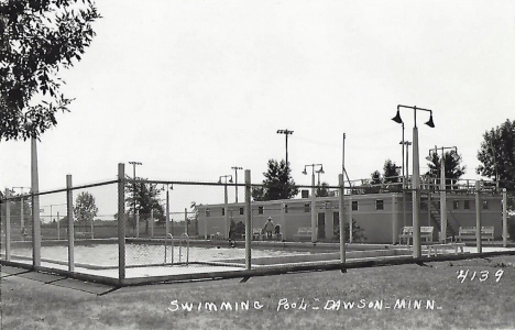 Swimming Pool, Dawson Minnesota, 1950's