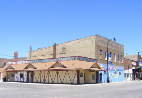 Street scene, Dawson Minnesota, 2014