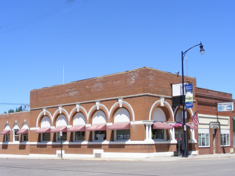 Former bank building, Dawson Minnesota, 2014