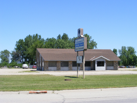Closed restaurant, Dawson Minnesota, 2014