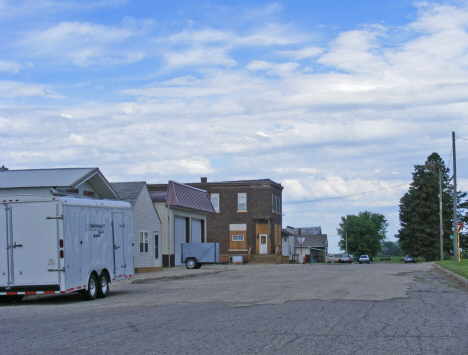 Street scene, De Graff Minnesota, 2014