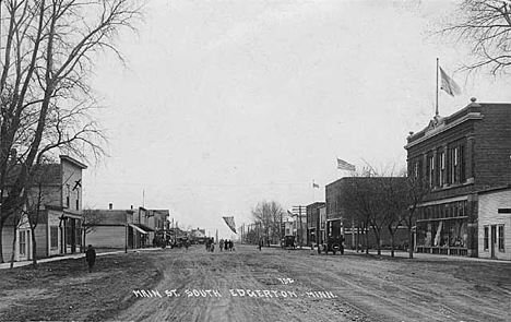 Main Street South, Edgerton Minnesota, 1915