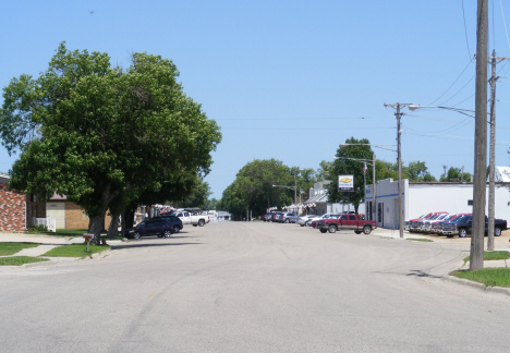 Street scene, Edgerton Minnesota, 2014