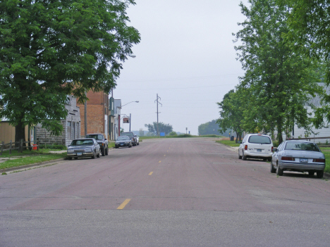 Street scene, Evan Minnesota, 2011