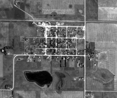 Aerial view, Garvin Minnesota, 1938