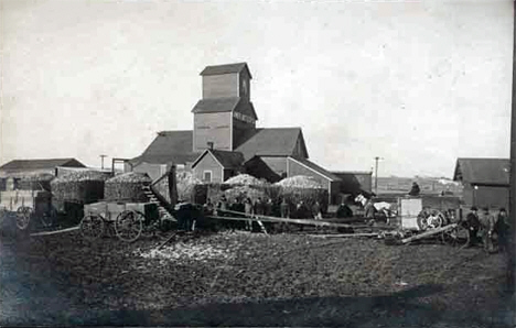 Farmer's Independent Elevator Company, Garvin Minnesota, 1915