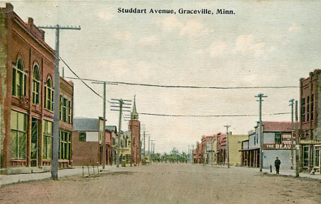 Studdart Avenue, Graceville Minnesota, 1910