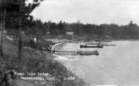 Woman Lake Lodge, Hackensack Minnesota, 1920's