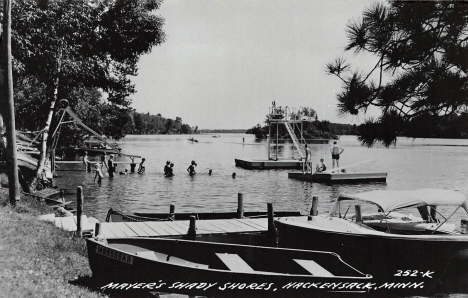 Mayer's Shady Shores, Hackensack Minnesota, 1950's