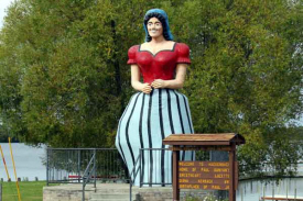 Lucette Diana Kensack Statue, Hackensack Minnesota