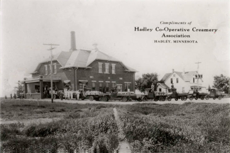 Hadley Cooperative Creamery, Hadley Minnesota, 1920