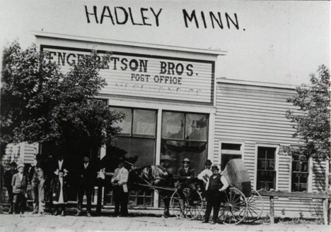 Engebretson Brothers Store and Post Office, Hadley Minnesota, 1900