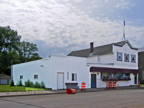 Street scene, Hanska Minnesota, 2014