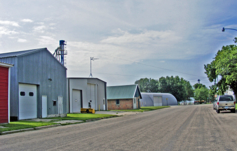 Street scene, Hanska Minnesota, 2014