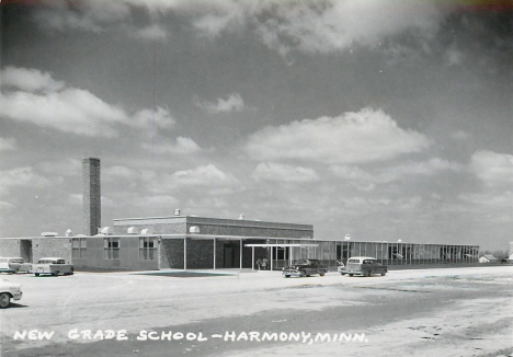New Grade School, Harmony Minnesota, 1950's