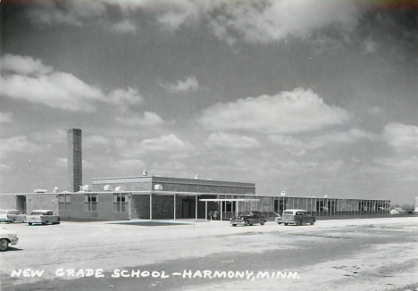 New Grade School, Harmony Minnesota, 1950's