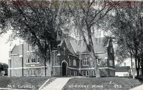 Methodist Episcopal Church, Harmony Minnesota, 1930's