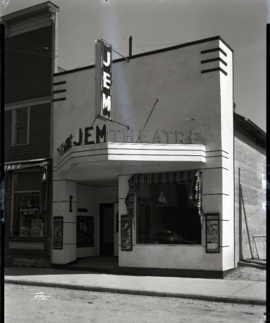 Jem Theatre, Harmony Minnesota, 1936