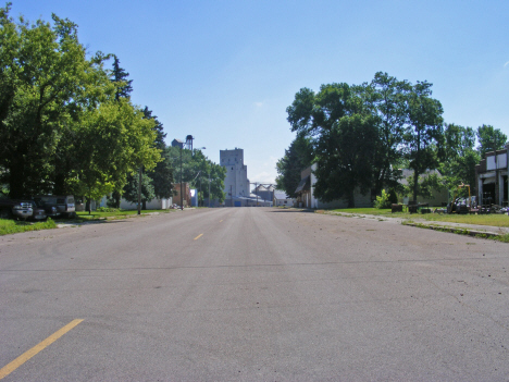 Street scene, Hazel Run Minnesota, 2014