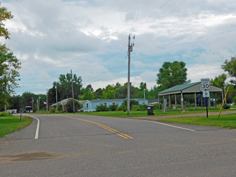 Street scene, Henriette Minnesota, 2018