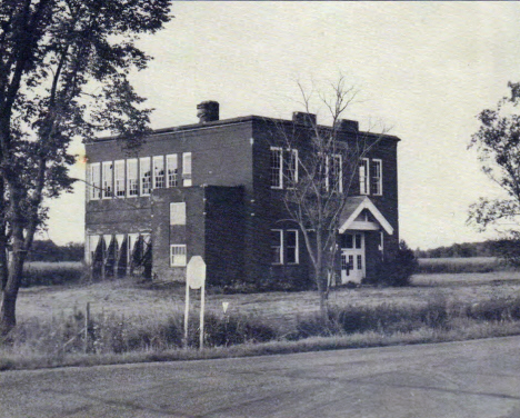 Former Henriette Public School, Henriette Minnesota, 1991
