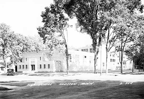 High school, Houston Minnesota, 1940