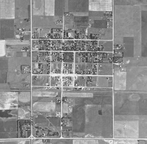 Aerial view, Jeffers Minnesota, 1938