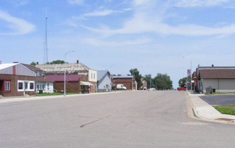 Street scene, Jeffers Minnesota, 2014