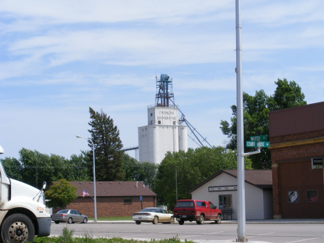 Street scene, Jeffers Minnesota, 2014