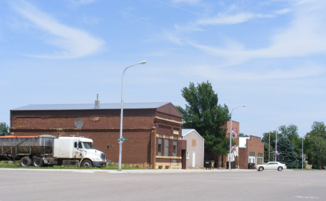 Street scene, Jeffers Minnesota, 2014