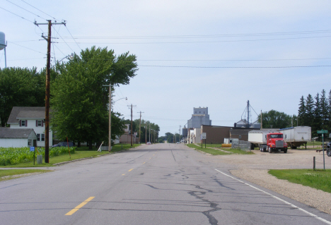 Street scene, La Salle Minnesota, 2014