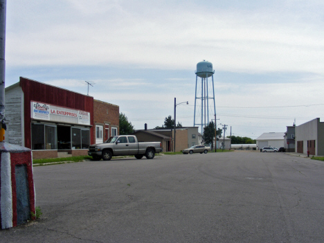 Street scene, La Salle Minnesota, 2014