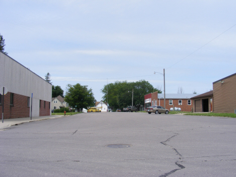 Street scene, La Salle Minnesota, 2014