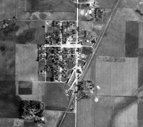 Aerial view, La Salle Minnesota, 1939