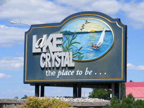 Sign, Lake Crystal Minnesota, 2014