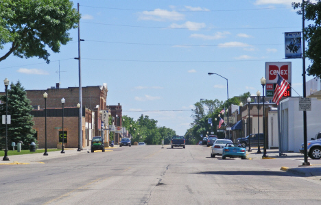 Street scene, Lake Crystal Minnesota, 2014