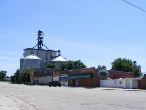 Street scene, Lake Wilson Minnesota, 2014