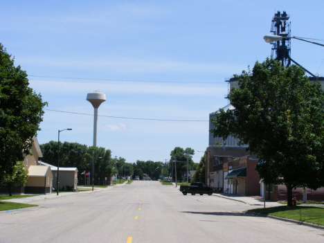 Street scene, Lake Wilson Minnesota, 2014