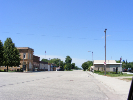 Street scene, Lake Wilson Minnesota, 2014