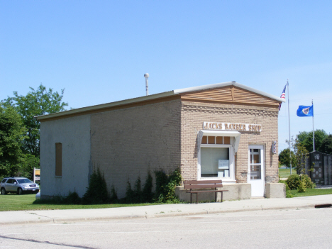 Barber shop, Lake Wilson Minnesota, 2014