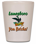 Lanesboro You Betcha Shot Glass