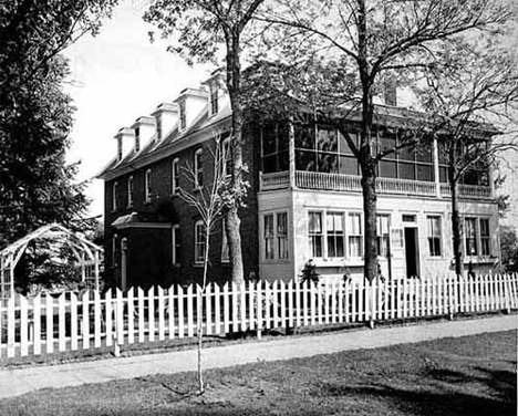 Hotel converted to a home for the aged, Lester Prairie Minnesota, 1948 